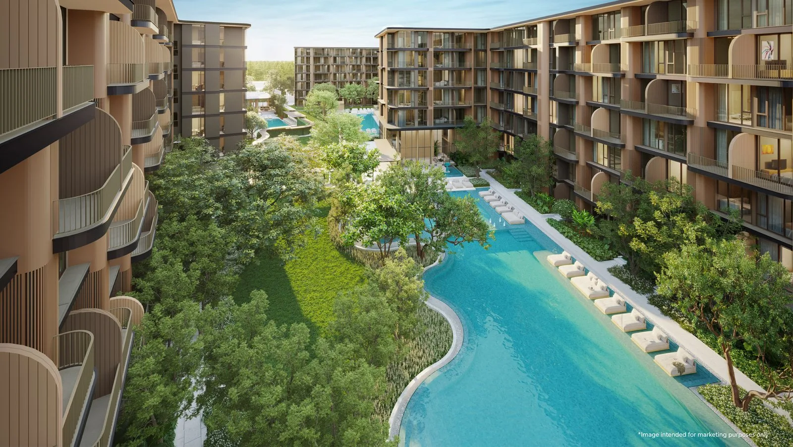 PEYLAA Phuket — garden from above